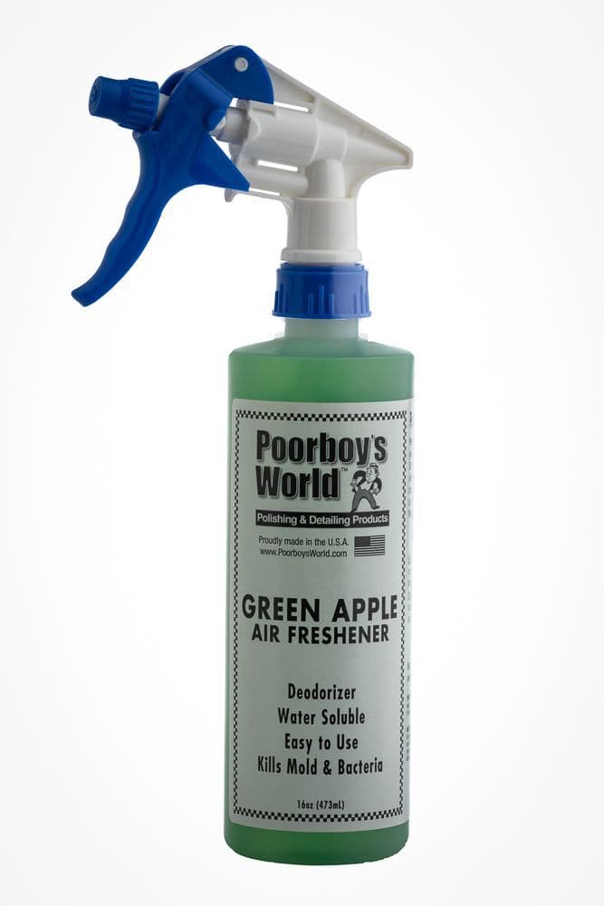 Poorboys Spray Air Freshener Green Apple Scent 473ml