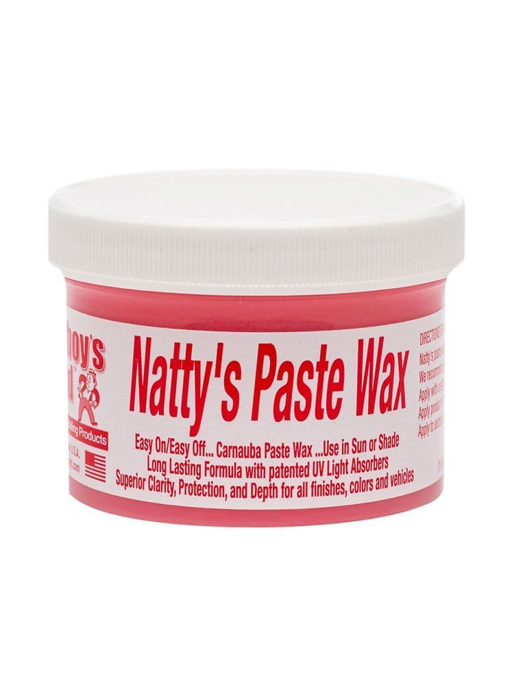Poorboys World Nattys Paste Wax Carnauba Red
