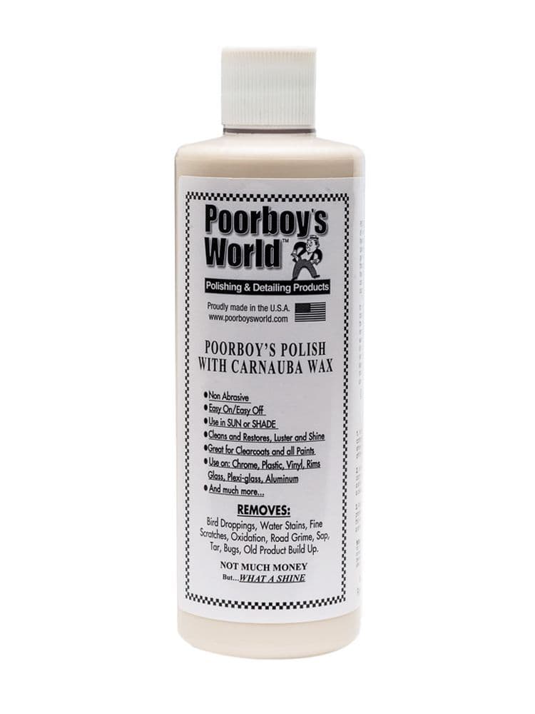 Poorboys World Polish With Carnauba Wax White 473ml