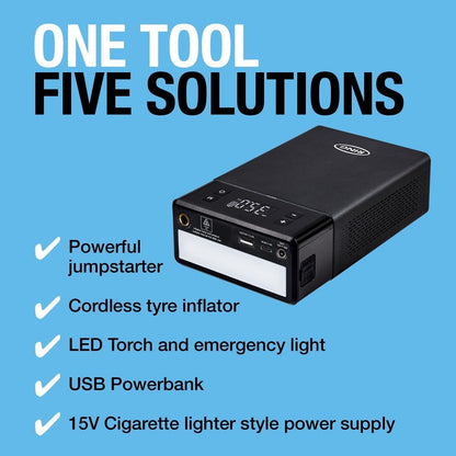 1000A 12v Lithium Jump Starter & Tyre Inflator By Ring