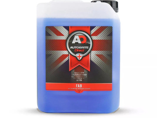 Autobrite Direct FAB Car Interior & Upholstery Cleaner Stain Remover 5L