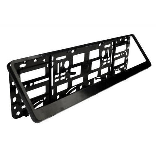 Easy Change Number Reg Plate Surround Holder Black Plastic Show Plates & Trailer