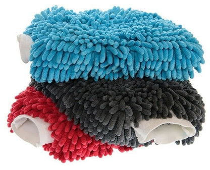 Deluxe Pro Noodle Wash Mitt Thick Microfibre Pile