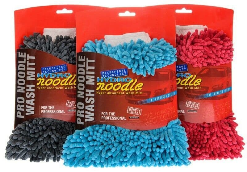 Deluxe Pro Noodle Wash Mitt Thick Microfibre Pile