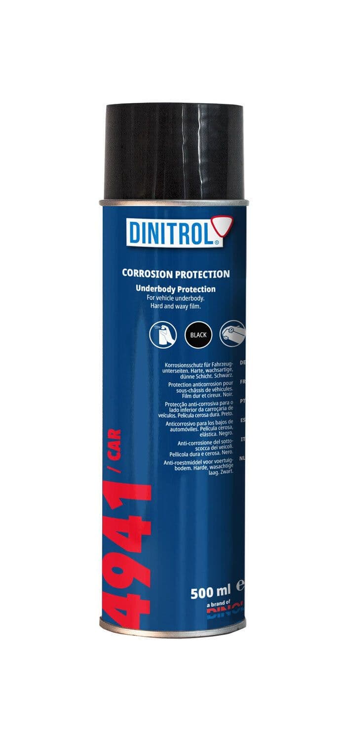 Dinitrol 4941 Underbody Chassis Rust Proofing Black Wax 500ml Aerosol Spray