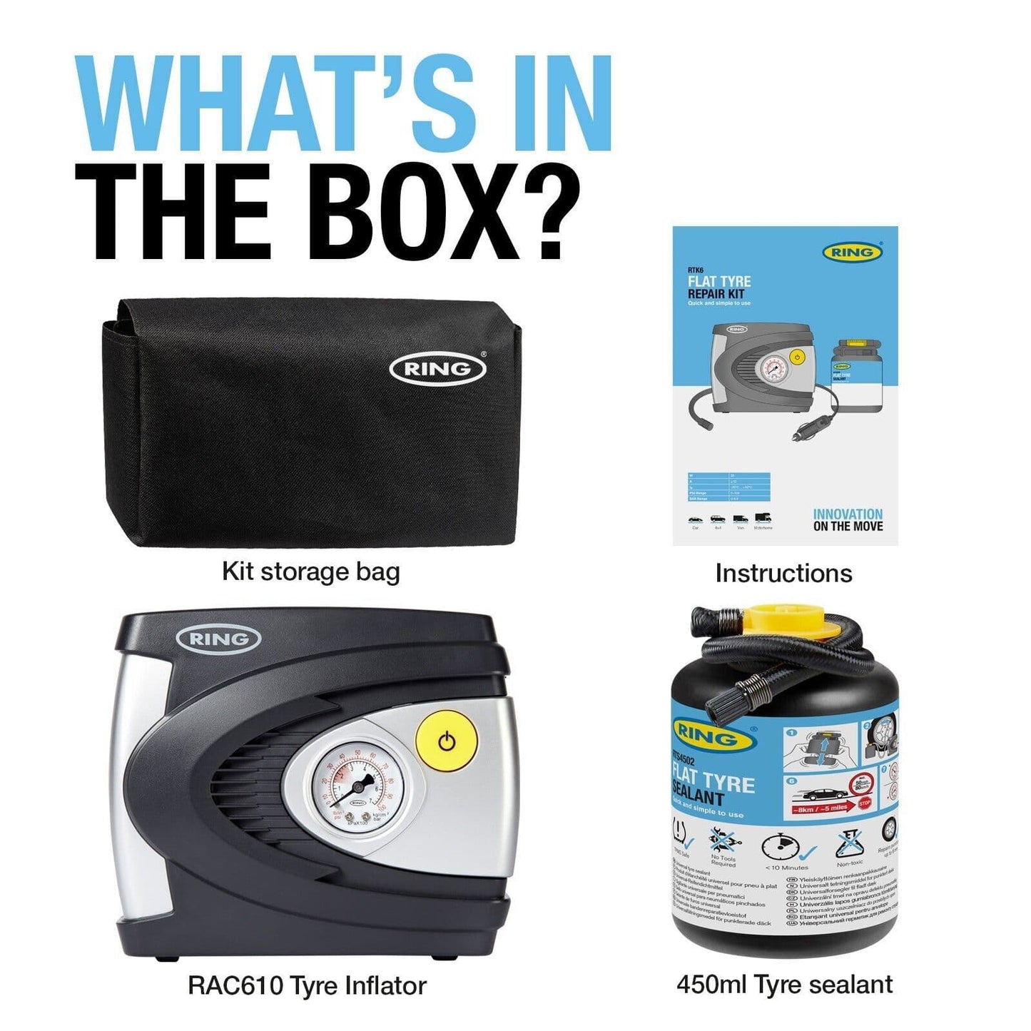 Flat Tyre Repair Kit - Ring RTK6