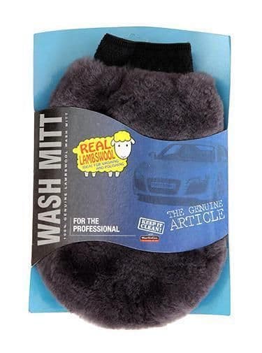 Lambs Wool Wash Mitt Genuine Sheepskin