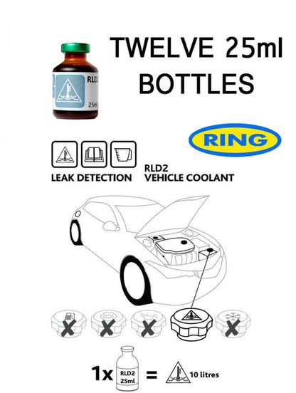 Leak Detection UV Dye For Cooling Antifreeze System Ring RLD2