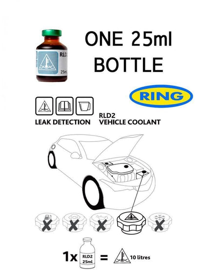 Leak Detection UV Dye For Cooling Antifreeze System Ring RLD2