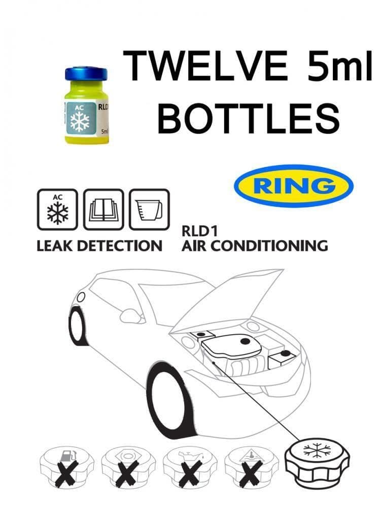 Leak Detection UV Dye For AC Air Conditioning System Ring RLD1