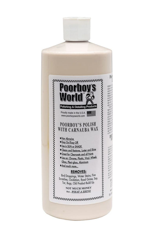 Poorboys Polish With Carnauba Wax White LARGE (946ml)