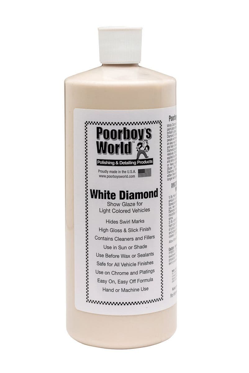 Poorboys White Diamond Show Glaze LARGE (946ml)