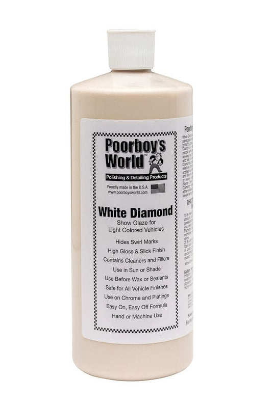 Poorboys White Diamond Show Glaze LARGE (946ml)
