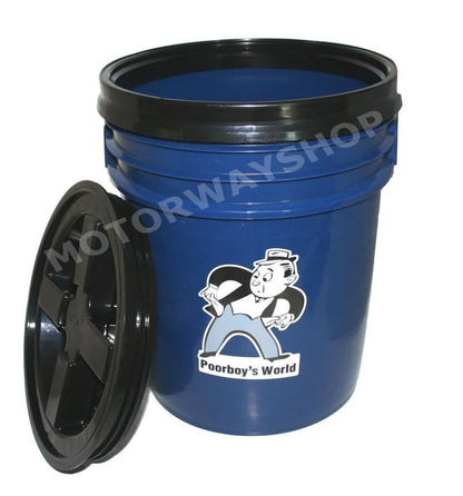 Poorboys World 5 Gallon 18.9L Bucket & Gamma Seal Water Tight Lid
