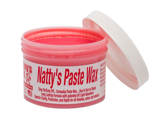 Poorboys World Nattys Paste Wax Carnauba Red