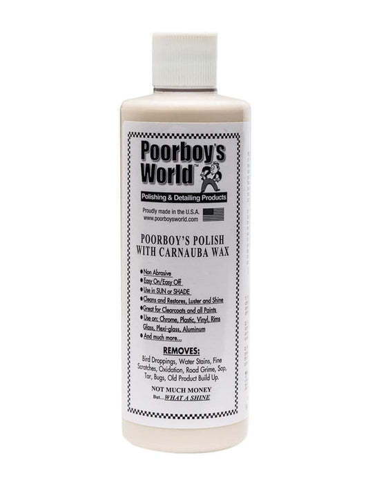 Poorboys World Polish With Carnauba Wax White 473ml