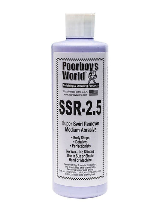 Poorboys World SSR2.5 Super Swirl Remover Medium Compound