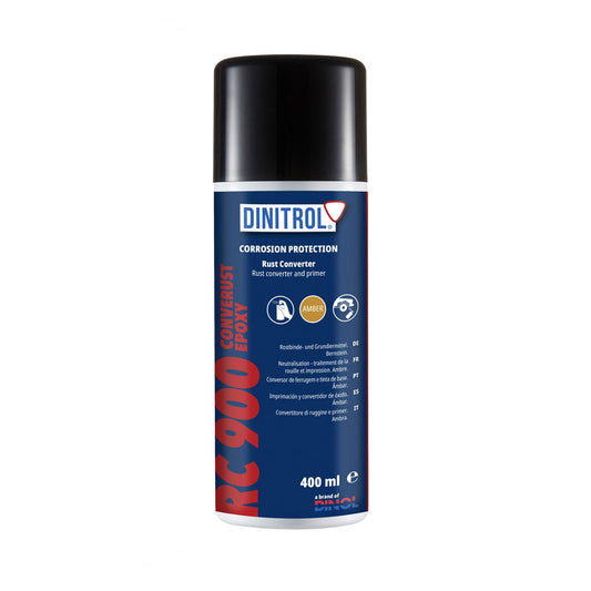 Dinitrol RC900 Rust Converter Treatment & Primer Spray On Aerosol 400ml