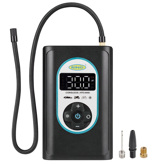 Ring Cordless Rechargeable Car Tyre Inflator RTC4000
