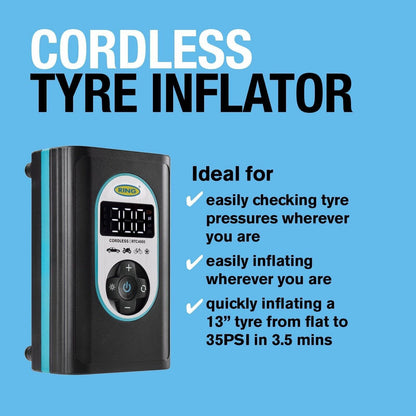 Ring Cordless Rechargeable Car Tyre Inflator RTC4000