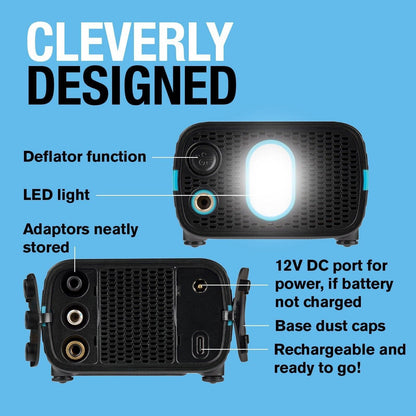 Ring Cordless Rechargeable Car Tyre Inflator RTC4000