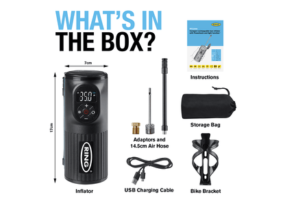 Ring Cordless & Rechargeable Handheld Tyre Inflator RTC2000