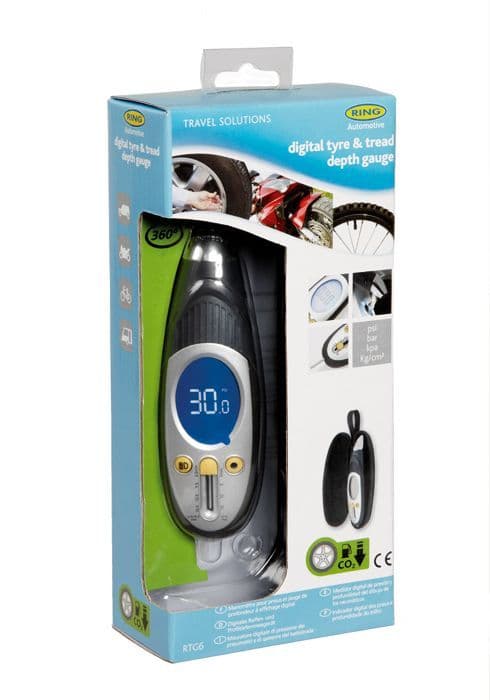 Ring Digital Tyre Pressure & Tread Depth Gauge RTG6