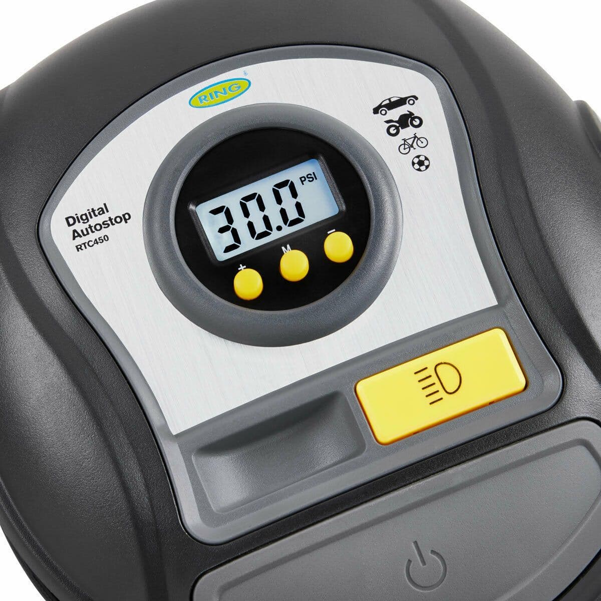 Ring RTC450 Digital Car Tyre Inflator With Auto Stop