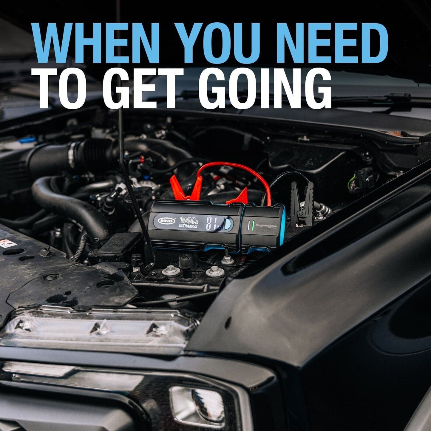 Ring ULTRABOOST 1500 Lithium Car Jump Starter 1500a RJS030