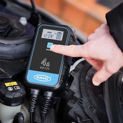Ring SMARTCHARGE 4 - Smart Battery Charger & Maintainer 4A - RSC904T