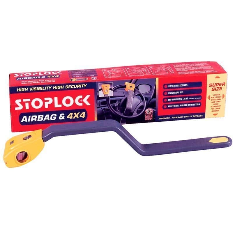 Stoplock Airbag & 4x4 Large Steering Wheel Lock – speeding.co.uk